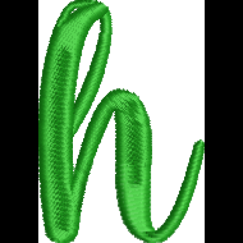Fun Font Lower Case H