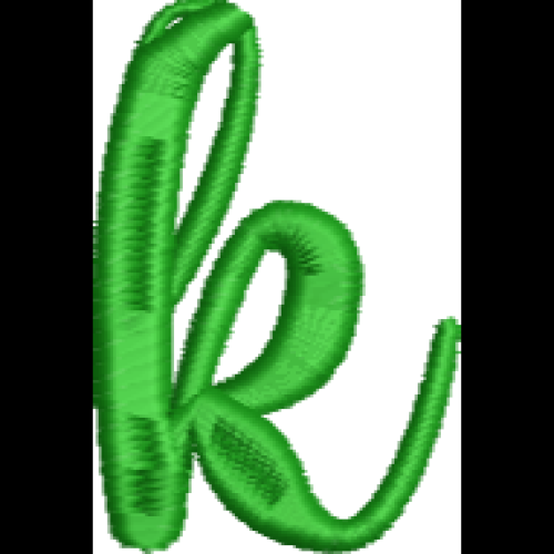 Fun Font Lower Case K