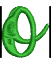 Fun Font Lower Case O