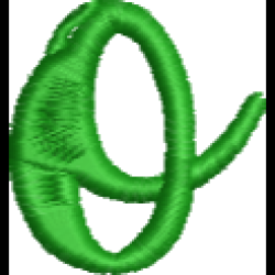 Fun Font Lower Case O