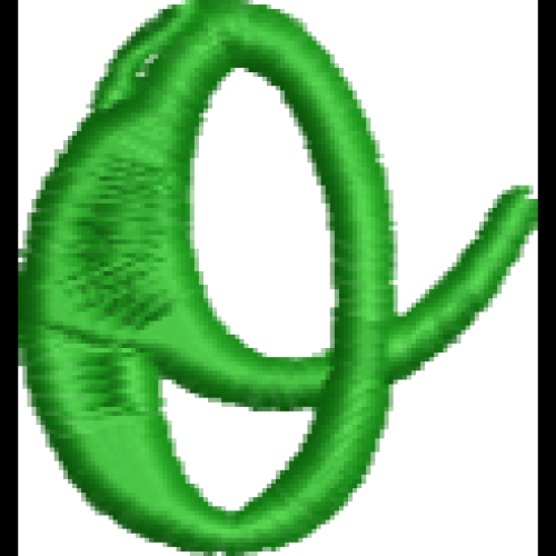 Fun Font Lower Case O