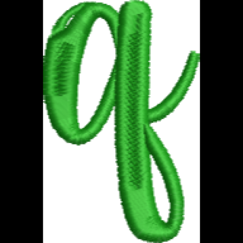 Fun Font Lower Case Q