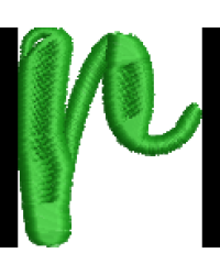 Fun Font Lower Case R