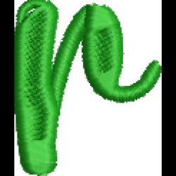 Fun Font Lower Case R