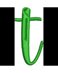 Fun Font Lower Case T