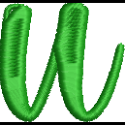 Fun Font Lower Case U