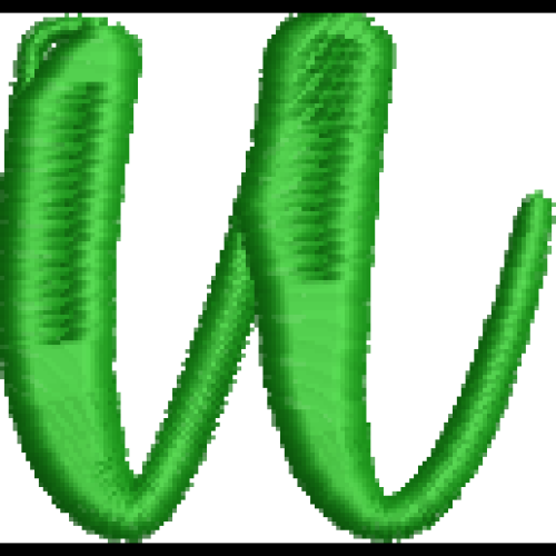 Fun Font Lower Case U