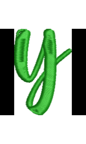 Fun Font Lower Case Y