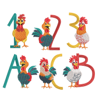 Funny Chicken Alphabet
