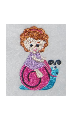 Girl On Snail