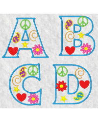 Groovy Alphabet Set
