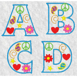 Groovy Alphabet Set