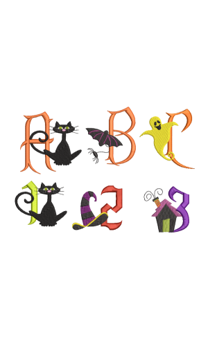 Halloween 2 Alphabet Set