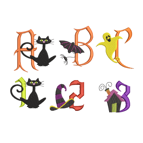 Halloween 2 Alphabet Set