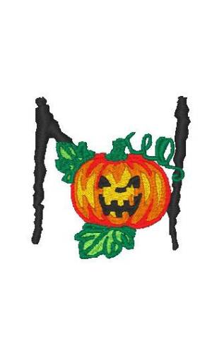 Halloween Alphabet N