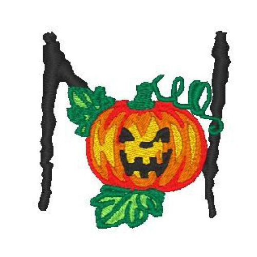 Halloween Alphabet N Halloween Alphabet N