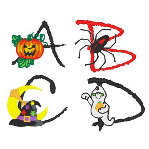 Halloween Alphabet Set Halloween Alphabet Set