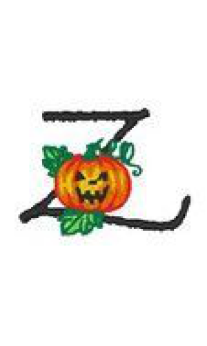 Halloween Alphabet Z