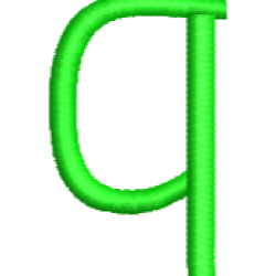 Hans Lower Case Q