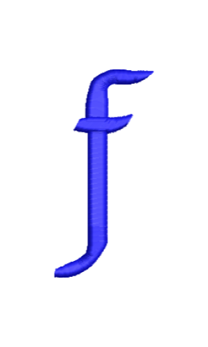 Henny Lower Case F
