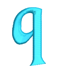 Henny Lower Case Q