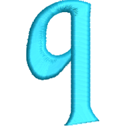 Henny Lower Case Q