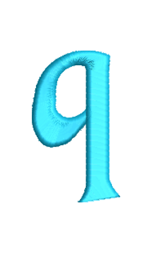 Henny Lower Case Q