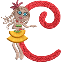 Hula Girl Fringe Skirt C