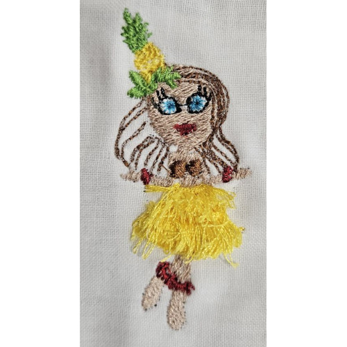 Hula Girl Fringed Skirt 03