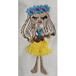 Hula Girl Fringed Skirt 05