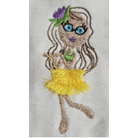 Hula Girl Fringed Skirt 09