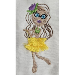 Hula Girl Fringed Skirt 09