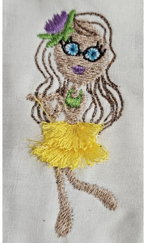 Hula Girl Fringed Skirt 09