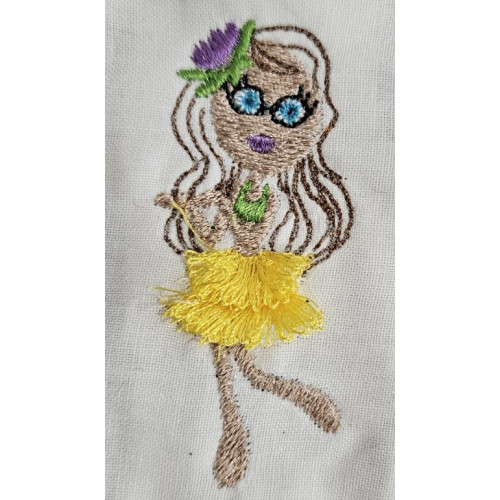 Hula Girl Fringed Skirt 09