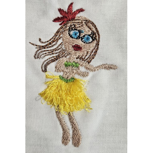 Hula Girl Fringed Skirt 10