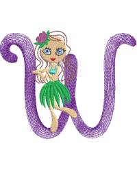 Hula Girl W