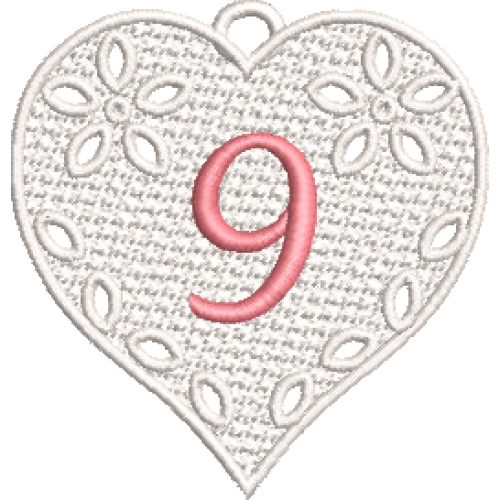 Lace Heart 9