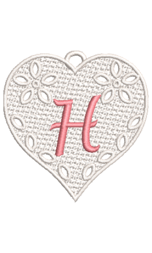 Lace Heart H