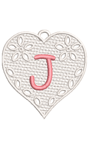Lace Heart J