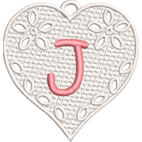Lace Heart J