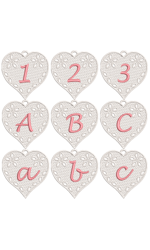 Lace Heart Set