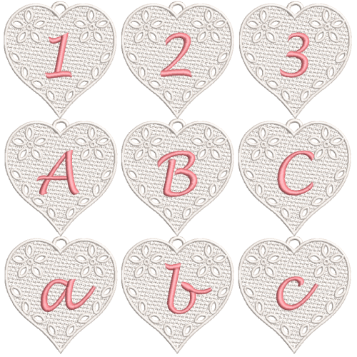 Lace Heart Set