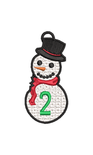 Lace Snowman 2