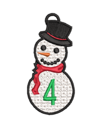 Lace Snowman 4