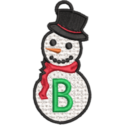 Lace Snowman B