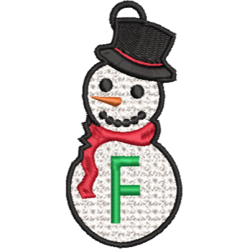 Lace Snowman F