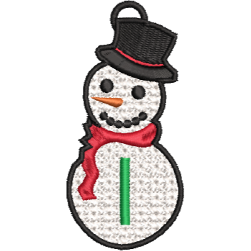 Lace Snowman I