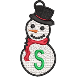Lace Snowman S
