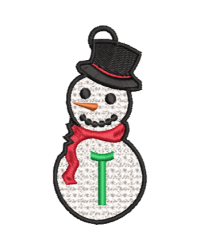 Lace Snowman T