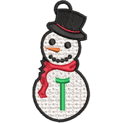 Lace Snowman T